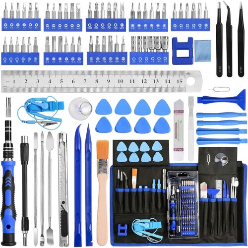 SUBZONAL-Tournevis de Précision Kit, 90 en 1 Magnétique Tournevis Outils de Réparation, Portable Jeu de Tournevis Professionnel pour Smartphone, Console de Jeu, Tablette, PC, Macbook, Laptop, Montre