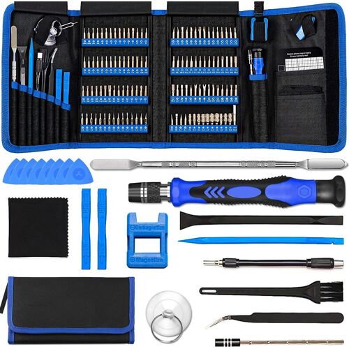 SUBZONAL-142 en 1 Kit Tournevis de Précision, Mini Tournevis Malette Outils, Kit Reparation Montre, avec 120 Pointes de Précision, Multifonction Extracteur de Vis, Boîte à Outils