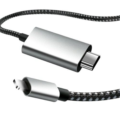 SUNY-Câble Lightning Vers Hdmi,Adaptateur Hdtv 1080P,Adaptateur Lightning Vers Av Numérique,Connecteur D'Écran De Synchronisation Compatible Avec Iphone,Ipad Vers Moniteur De Projecteur Tv (Ne Pr