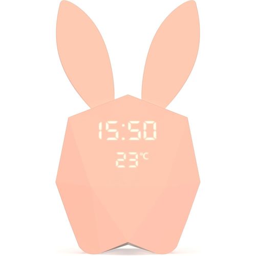 CMJAAGUR-Mob - Cutty Clock Connect - Réveil Connecté Et Intelligent Avec Détecteur De Mouvement - Veilleuse Nomade Design - Rose[M171]