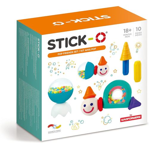 KALWL-Blocs De Construction Magnétiques Pour Enfants À Partir De 1 An Jouets De Construction Jouets Éducatifs Avec Aimant Pop Friends Set Pour Filles Garçons Jouets Montessori 10 Pièces
