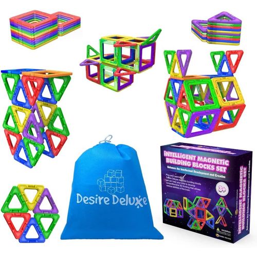 Lot De 30 Blocs De Construction Magnétiques Pour Enfants|Aimants Éducatifs Stem Pour Garçons Et Filles Âgés De 3,4,5,6,7 Ans