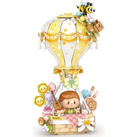 KALWL-Ensemble De Blocs De Construction En Montgolfière-Collection Fantasy Dream Journey-Briques De Construction-Décoration De La Maison (Bonbons)