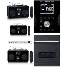 Radio Internet DAB+/FM WIFI avec télécommande Bluetooth 4.2 et batterie rechargeable