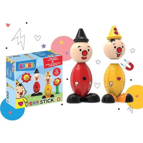 KALWL-Jeu De Construction Magnétique Pour Enfants À Partir De 1,5 Ans,Jouets De Construction Créatifs,Jouets Éducatifs Avec Aimants,Jouets Montessori,Ensemble Bumba De 12 Pièces,