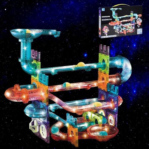 KALWL-Bloc Construction Magnétique111 Pièces 3D Jeux De Construction Éducatifs Aimanté Enfants Lumineuxconstruction Magnetique Enfantjeu De Construction Magnétiqueblocs Aimantés Pour Garçons Et Fille