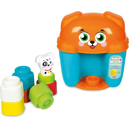 ChenQuanSarl-Clemmy 17769 Seau Souple Pour Chien Et Chiot 6 Mois, Briques De Construction Lavables, Jouets De Construction Pour Enfants, Jouets De Développement Précoce Et D'Activité, Fabriqué En