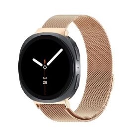 Bracelet À Fermoir Magnétique En Boucle Milanaise Phonecare Pour Samsung Galaxy Watch8 - 44mm - Or Rose