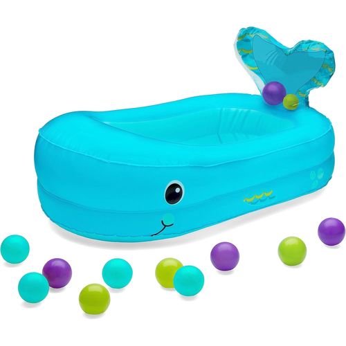 Tdrfl-Whale Bubble Inflatable Bath Tub And Ball Set