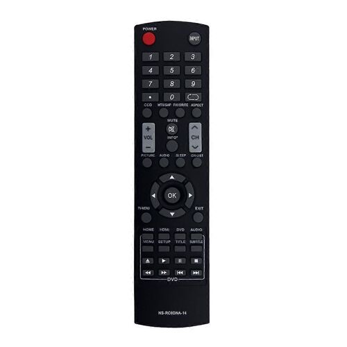 Télécommande de remplacement NS-RC9DNA-14 pour téléviseurs NS-28DD310NA15 NS-32DD310NA15 NS-32DD220NA16 NS-32DD200N