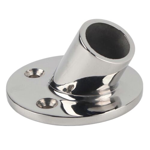Base De Main Courante Ronde De 0,9 Po Raccord À 60 Degrés Matériel En Acier Inoxydable 316 Pour Bateau Marin