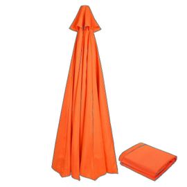 Housse De Rechange En Tissu Pour Parasol De Jardin De 3 M, 6/8 Bras, 300 Cm X 6 K, Orange