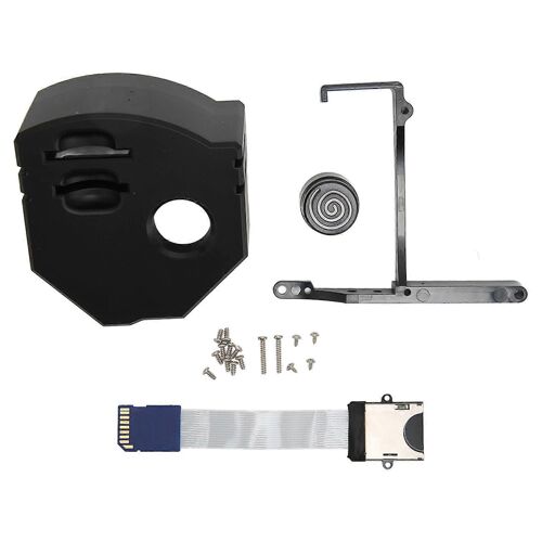 Kit de montage de carte de stockage à distance Dissipation thermique Adaptateur d'extension de carte de stockage d'impression 3D pour Dreamcast GDEMU Noir