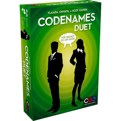 Czech Games Edition , Codenames Duet , Board Game , Ages 11+ , 2 Players , 15-30 Minutes Playing Time[Z1708]
