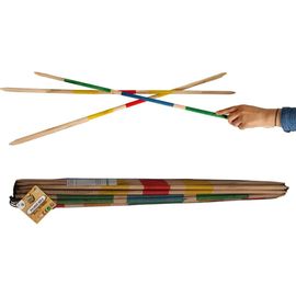 Mikado Géant-Fsc-140787-2 À 6 Joueurs-Multico- Bois-Jeu Pour Enfant-Jeu De Société-Jeu D'adresse-Jeu De Plein Air-80 Cm X 1 Cm-À Partir De 4 Ans