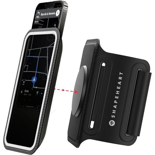 Senior-- Innovation França - Le Seul Brassard Telephone Sport Magnétique Et Universel. Porte Telephone Course A Pied Et Running. Pochette Telephone Portable Sport. S'adapte À Tous Les Bras[L376]