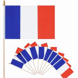 MEVRONISSHOP-Petit Drapeau Ançais 50 Pièces,21x14 Cm
