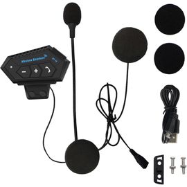 Bt12 Bluetooth Casque, Kit Intercom Parleurs-Haut, Accessoires Casque Moto Avec Appels Main Libre Et Fonction Bruit Réduction,Écouteur Sans-Fil Pour Scooter, Vélo, Ski, Équitation,[J1485]