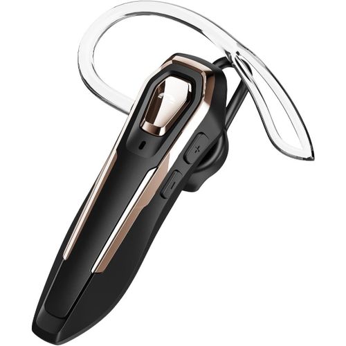 Oreillette Bluetooth Sans Fil Avec Mic V5.4, 12g Ultra-Léger, Oreillette Bluetooth Mains Libres Léger, 36h D'autonomie En Conversation, Pour Travail, Bureau, Conduite