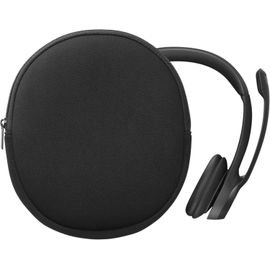 KALANKA-Housse Compatible avec H390 étui - Housse de Protection Souple en néoprène pour Casque Audio 21,5 x 16 cm - Noir