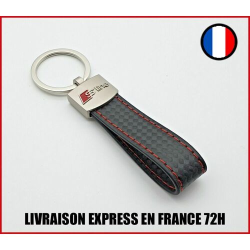 Porte Clé Audi En Métal Noir