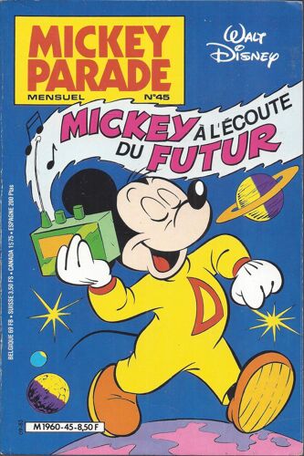 Mickey Parade 45 - Mickey À L'écoute Du Futur - Septembre 1983 - Snef