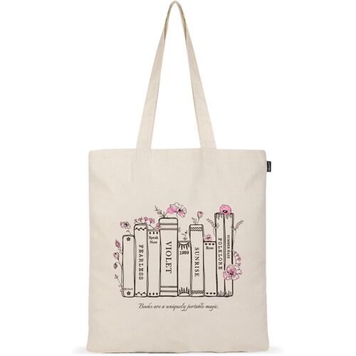 SJZG-Ecoright Sacs Fourre-Tout Pour Femme, Sac D'Épicerie Tendance Et Réutilisable, Sac Fourre-Tout En Coton Pour L'École, Un Usage Quotidien, Le Shopping Et La Plage