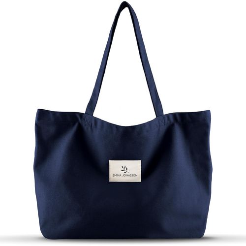 KALANKA-Tote Bag Femme - Sac Tissu avec Fermeture éclair et Poche intérieure - Sac en Toile Femme - Aestetic Coton Bag - Canvas Sac Tote Bag - sac de course - sac cabas