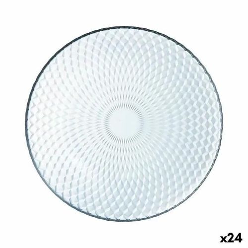 Assiette À Dessert Luminarc Pampille Clear Transparent Verre (19 Cm) (24 Unités)