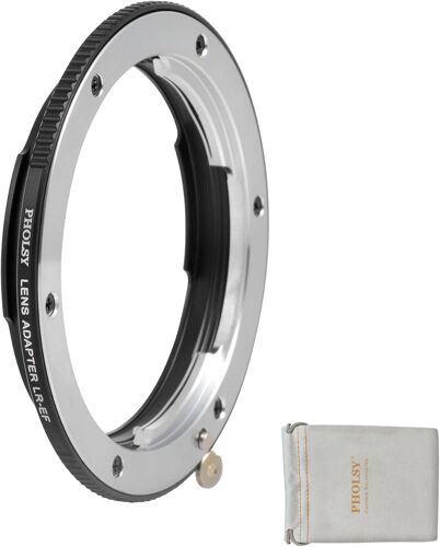 Bague d'adaptation Mise au Point Manuelle Compatible avec objectifs Leica R Mount et Appareil Photo Canon EOS EF-Mount,Leica R vers EOS,Leica R vers EF