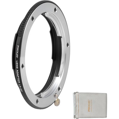 Bague d'adaptation Mise au Point Manuelle Compatible avec objectifs Leica R Mount et Appareil Photo Canon EOS EF-Mount,Leica R vers EOS,Leica R vers EF