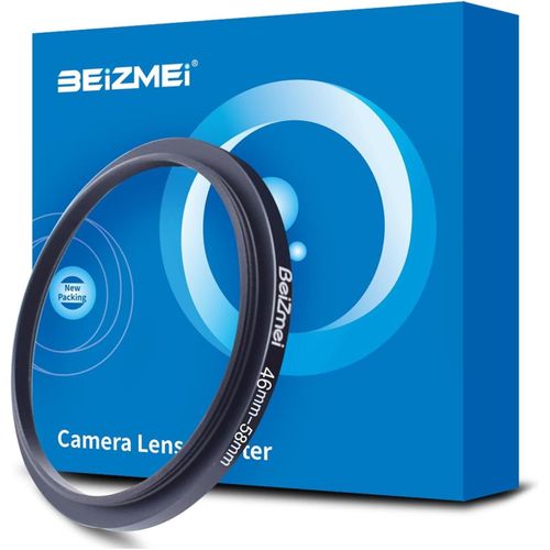 Filtre adaptateur de 46 mm à 58 mm compatible avec tous les objectifs de 46 mm UV,ND, CPL,filtre, 46 mm lentille to 58 mm appareil photo filtre (46-58 mm)