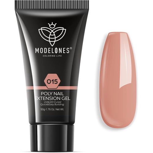 Uur-Modelones Polygel Kit Ongle Gel Uv Complet 50g Faux Ongles Extension Naturel Nude Construction Vernis Semi Permanent Quick Building Extender Gel Kit Pour Manucure Nail Art Debutant 