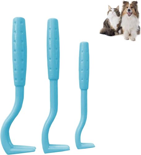 3 Piece Tick Ticks, Tick Hook, Tick Traps, Anti-Tick, Anti-Tick Accessories For Dogs, Cats And Other Animals (Blue)