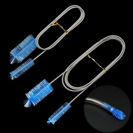 Aquarium Cleaning Brush Aquarium Tube Filter Tube Brush Cleaner Tube Brush Pump Flexible Double Tube Filter Pump Brush Accessories For Aquarium Air Pumps