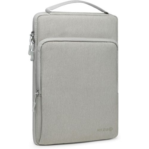 TIANYI-13 Pouces Housse pour Ordinateur Portable MacBook Air 13 M4 M3 M2 M1 2025-2018, MacBook Pro 13 M2 M1 2025-2016, iPad Pro/Air 13"", Surface Pro, étui Protection pour Tablette 12""-13"", Gris Clair