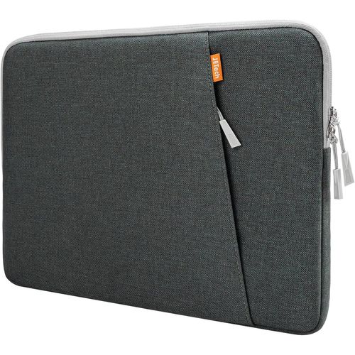 Laptop Sleeve for 16 Inch MacBook Pro (M4/M3/M2/M1, 2019-2024), Waterproof Laptop Case with Portable Pocket, Compatible with 16 Inch Notebook (Dark Grey)