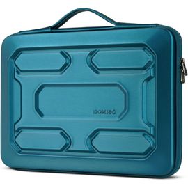 15,6 Pouces Housse Pour Ordinateur Portable Avec Poignée Etui De Protection Eva Étanche Antichoc Pour Ordinateurs Portables 15.6"" Yoga 720 Ideapad 310 320 Thinkpad T570, Turquoise