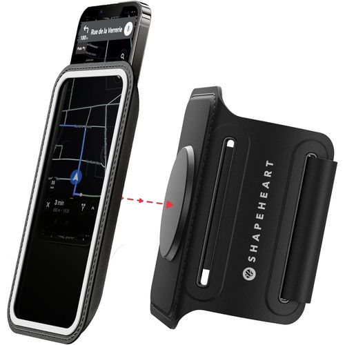 Kalanka-Shapeheart Innovation Française, Brassard Telephone Sport Universel Pour Running, Course À Pied, Rando... Brassard Pour Smartphone Avec Pochette Magnétique Détachable Imperméable