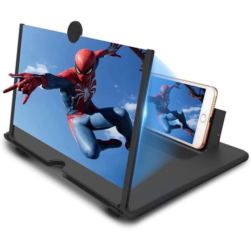 16 Pouces Amplificateur Ecran Telephone Portable, Hd Loupe Telephone Portable, Adaptée À Tous Les Smartphones, Pour Regarder Des Films Et Des Vidéos, Pliable (16 Pouces H)[Z785]