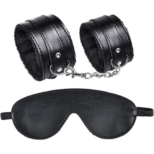 Menottes Et Bandeau Sex Furry Menottes Sex Toys Adulte Bondage Bdsm Érotique Jouets Sexuels Pour Couple¿