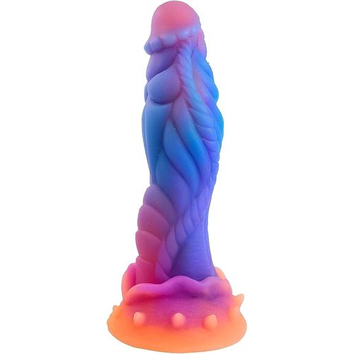 Kalanka-Géant Fantasy Gode Monstre Avec Ventouse Réaliste Gode Anal Original Gode, Coloré Crème Touche Gode Extra Large Plug Anal Silikon Sex Toys
