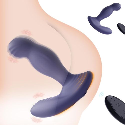 Plug Anal Vibromasseur Avec 10 Modes De Vibration Et Télécommande,Sex Toy Plug Anale Butt Plug Pour Homme Femme,Sex Couple Plaisir