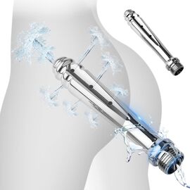 Jgd-Poire À Lavement Intime En Acier Inoxydable,Porös Poire Lavement Rectale Adulte Plug Anal Sex Toýs Couple,Poire De Lavement Intime Anus Douche Tuyau Douche Sex Toys Anals Godemichets Gode Anal (A