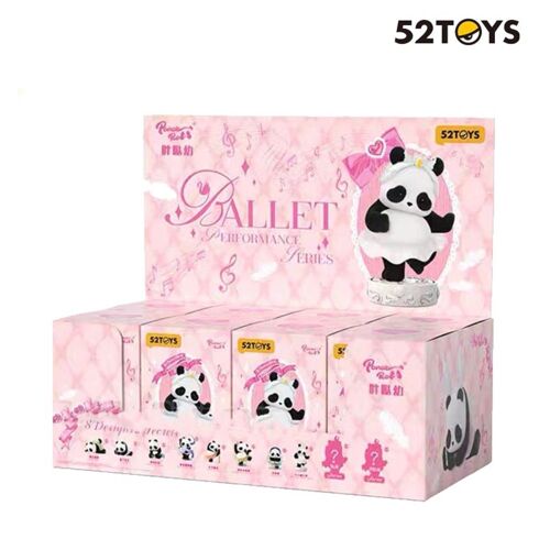 Mystery Blind Box Pandaroll - 52toys - Ballet Performance - Boîte De 8 Pièces