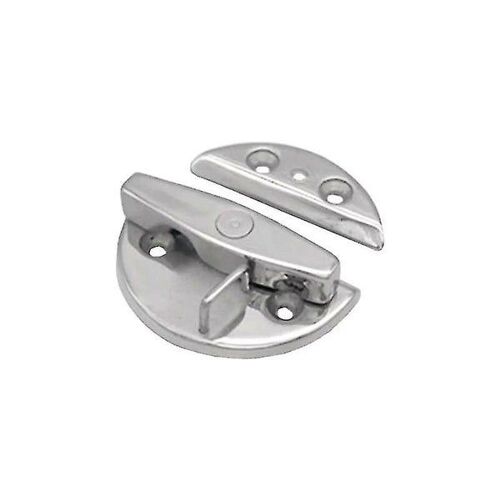 Loquet à verrouillage rotatif rond en acier inoxydable 316 de qualité marine pour bateaux - Durable, résistant à la corrosion, installation facile, lot de 2