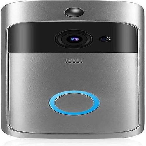 Sonnette vidéo Wi-Fi intelligente : caméra HD, audio bidirectionnel, détection PIR, alertes mobiles, installation facile, longue durée de vie de la batterie, stockage 32 Go