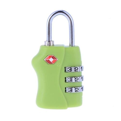 Cadenas à bagages à combinaison à 3 chiffres approuvé par la TSA - Portable, durable, en alliage de zinc, mot de passe réinitialisable, idéal pour les voyages et la sécurité