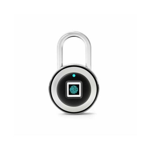 Cadenas intelligent à empreinte digitale - Serrure Bluetooth étanche sans clé avec stockage de 20 empreintes digitales, chargement USB-C, protection IP68