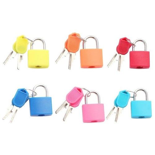 mini cadenas colorés - Cadenas multifonctionnels durables pour bagages, sacs et plus encore - Amusant et sécurisé !